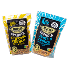 Holie's granola of crunchy muesli